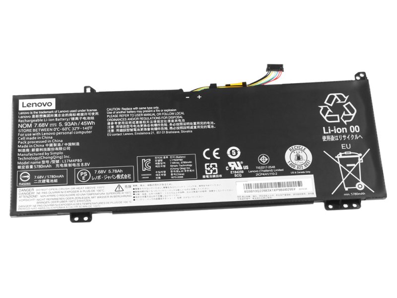 Original Lenovo Yoga Ikb Ek Fysp Battery Wh Mah