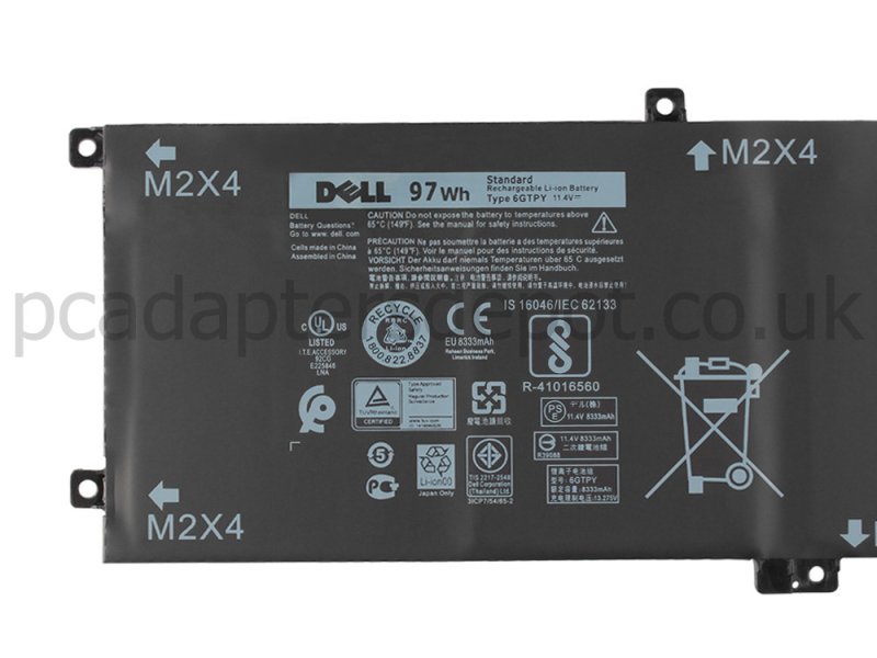 Original Battery Dell XPS 15 9560-6966 97Wh