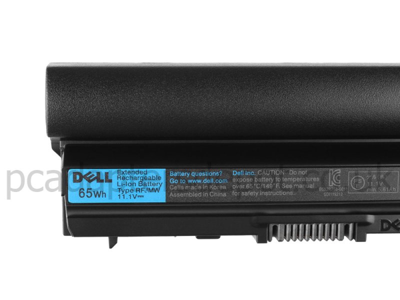 Original 5850mAh 65Wh 6Cell Dell KFHT8 K2R82 KJ321 NGXCJ R8R6F Battery