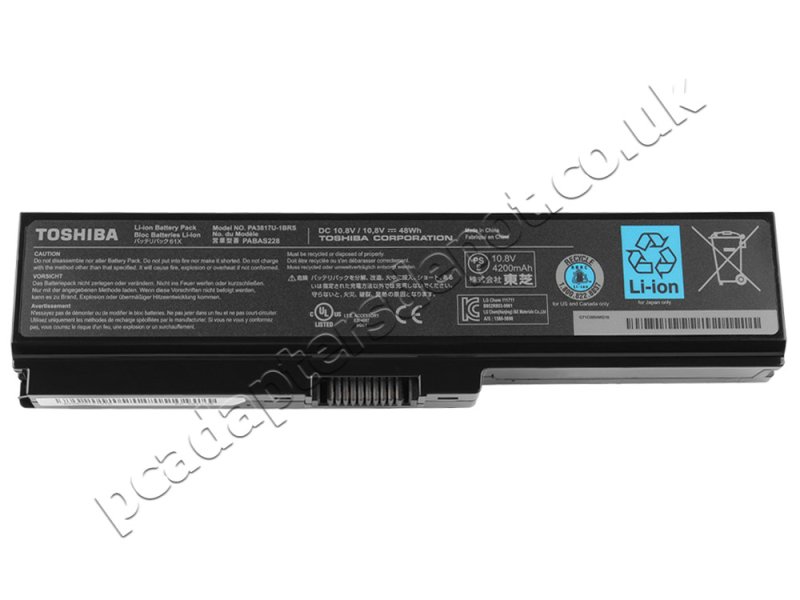 4400mAh Toshiba Satellite A665D-S6082 A665D-S6083 A665D-S6084 Battery