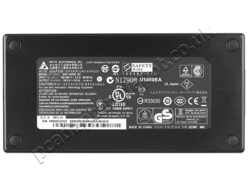 180W Medion 40038560 40044319 AC Adapter Charger