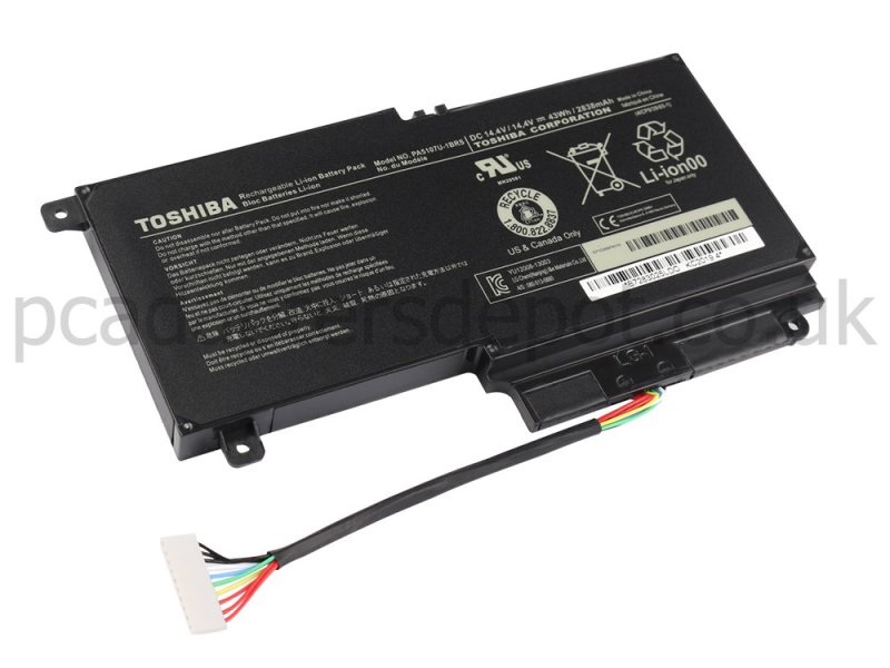 4Cell 43Wh Toshiba Satellite P50-AST2GX1 P50-AST2NX1 Battery