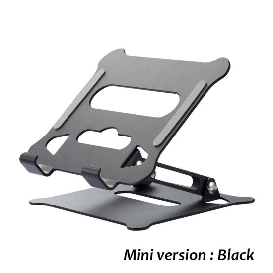 Adjustable Foldable Universal Pad Tablet Stand Riser Black - Click Image to Close