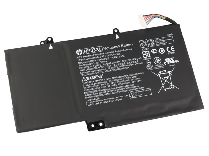 43Wh HP ENVY 15-u005no x360 x360-15-u100no Battery - Click Image to Close