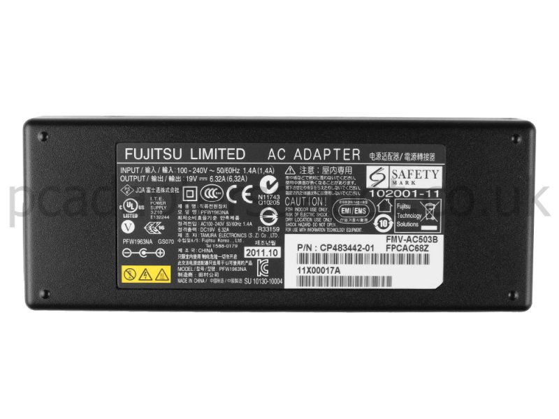 Original Fujitsu 0227A20120 AC Adapter Charger 120W