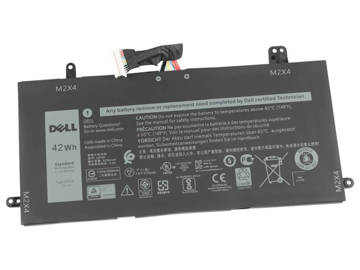 Original 42Wh 4-Cell Dell J0PGR 0J0PGR X16TW FTH6F Battery - Click Image to Close