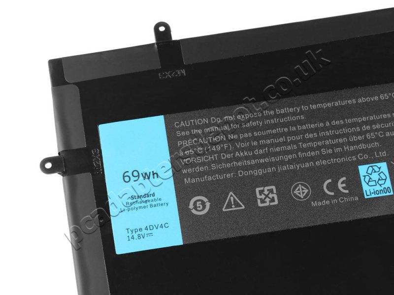 Original 14.8V 69Wh Dell XPS 18 1810 1820 Battery