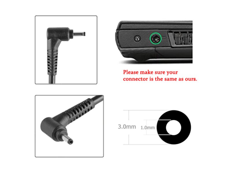 60W XFVK Charger Replacement for B121-1A010F With Power Cord