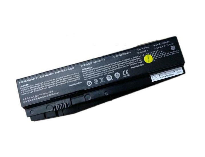 Battery Clevo N870EJ1 N870EL 4200mAh 47Wh - Click Image to Close