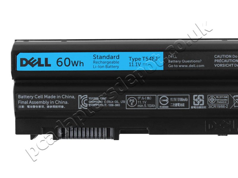 Original 5400mAh 60Wh 6-Cell Dell MKD62 2MV3R Battery