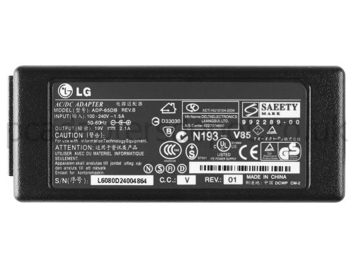 40W LG 11T540 Series AC Adapter Charger Power Cord
