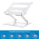 Adjustable Foldable Laptop Stand Desk Anti-slip Notebook Riser for 10 inch to 17 inch Silver