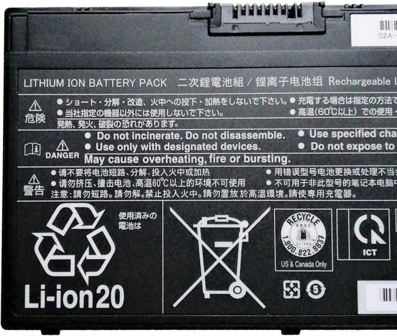 Original Battery Fujitsu CP721834-01 CP734928-01 3490mAh 50Wh