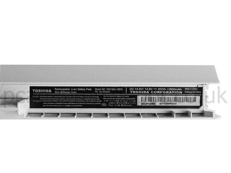 45Wh Toshiba Satellite S50-B-14G S50-B-020 Battery White