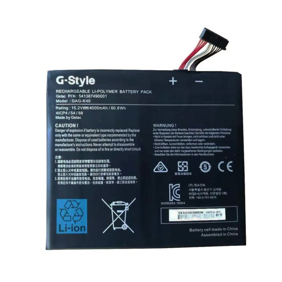 Original Battery Gigabyte 541387490001 4000mAh 60.8Wh - Click Image to Close