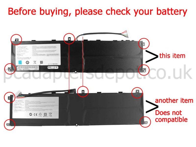 5280mAh 80.25Wh Battery MSI GS75 8SE MS-17G1