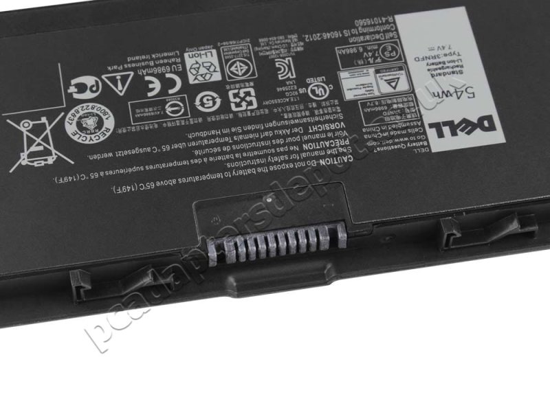 54Wh Dell 3RNFD Battery