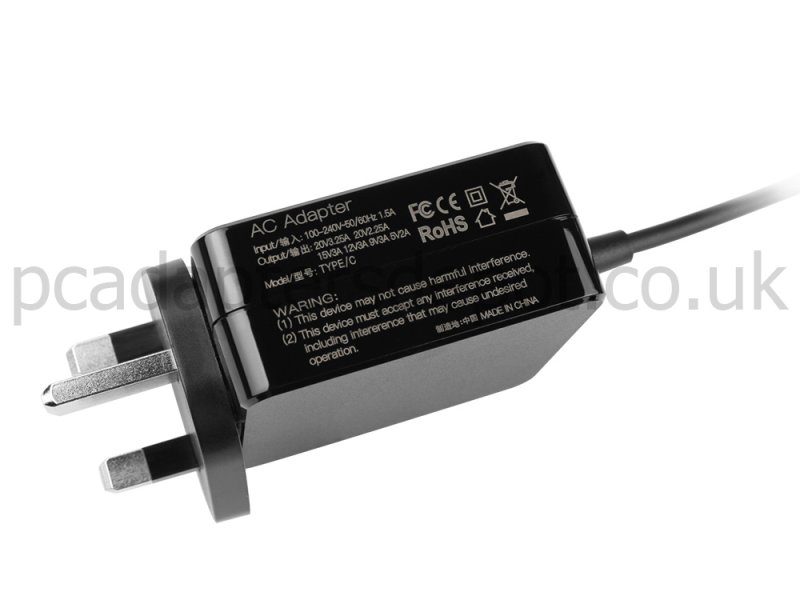 65W USB-C Charger Toshiba Portege A30-E-14K A30-E-16E AC Adapter