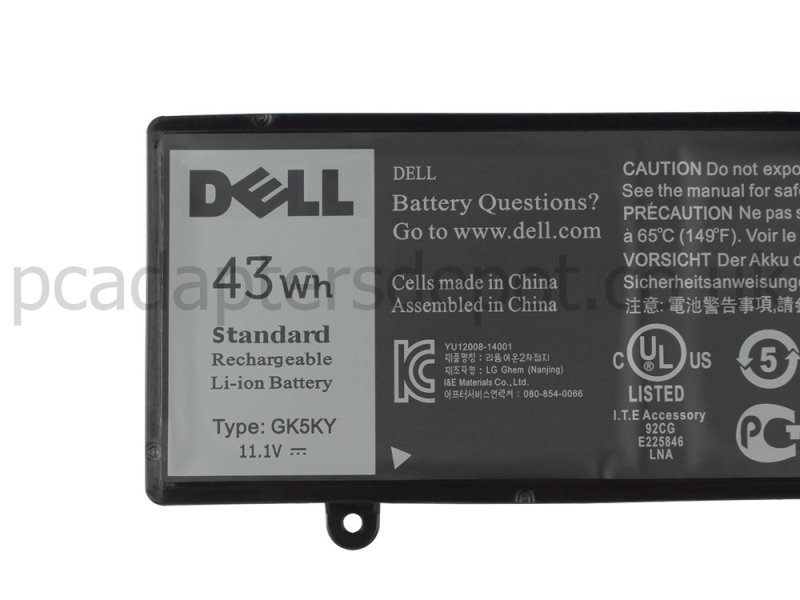 Original Dell Inspiron 7359 2-in-1 P57G P57G002 Battery 43Wh