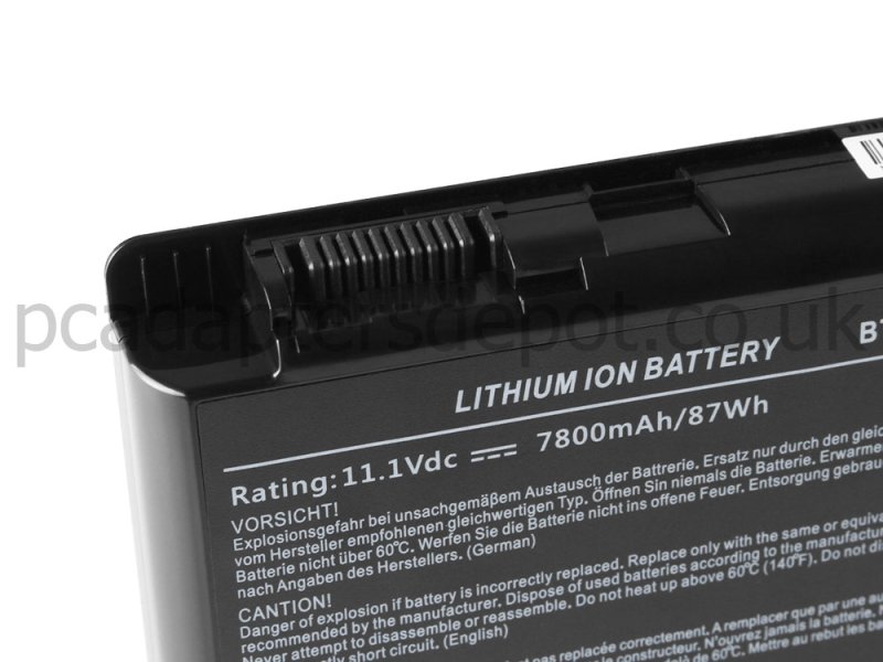 7800mAh MSI GT60 2OD-015RU GT60 2OD-051XPL Battery