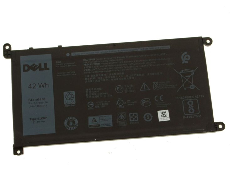 Original 42Wh 3-Cell Dell Chromebook 11 3189 P26T001 Battery - Click Image to Close