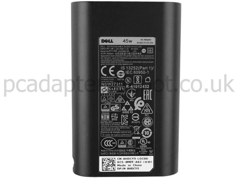 45W USB-C Dell Latitude 5320 AC Adapter Charger