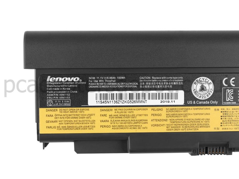 100Wh Lenovo ThinkPad L540 20AV T440P 20AN T440P 20AW Battery