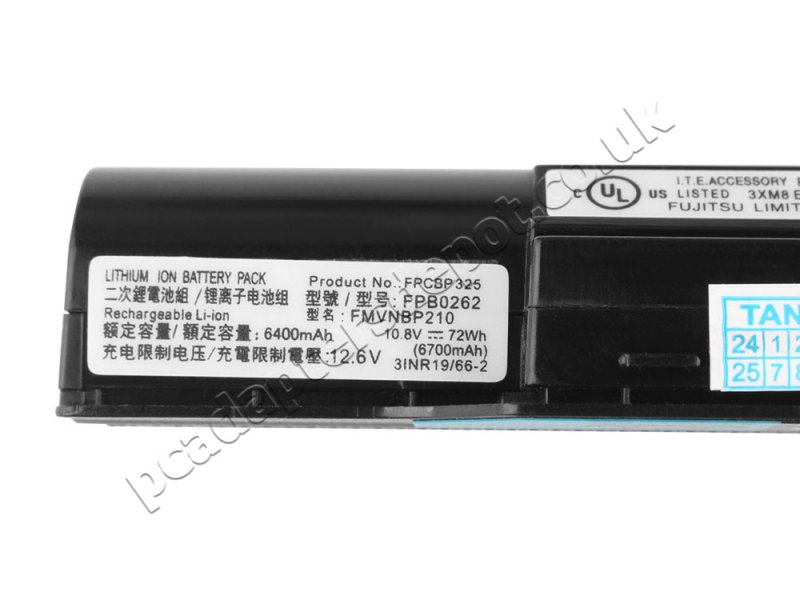 Original Battery Fujitsu FPC03485BK 5800mAh 63Wh