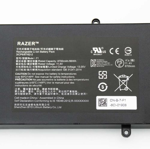 Original Battery Razer Blade F1 8700mAh 99Wh