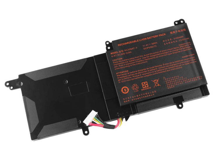 Battery Clevo 6-87-N130S-3U9 3100mAh 36Wh - Click Image to Close