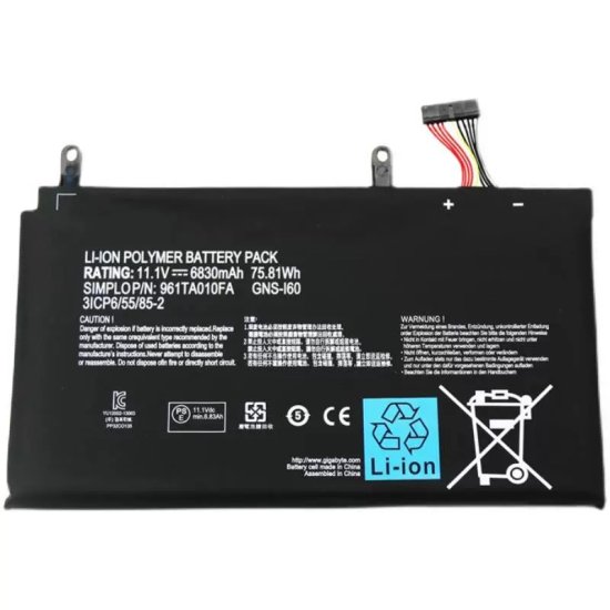 Original Battery Gigabyte P35X V7 6830mAh 75.81Wh - Click Image to Close