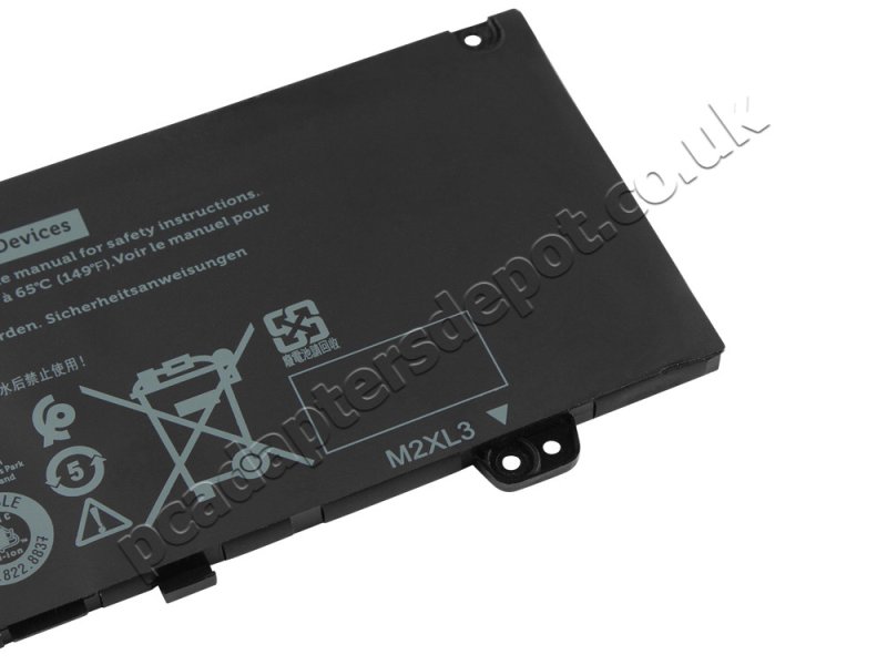 Original 3166mAh 38Wh 3-Cell Dell F62G0 0F62G0 RPJC3 Battery