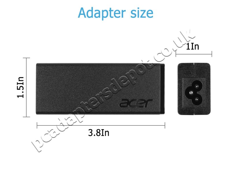 Original 45W Adapter Charger Packard Bell EasyNote TG71BM-C9FH + Cord