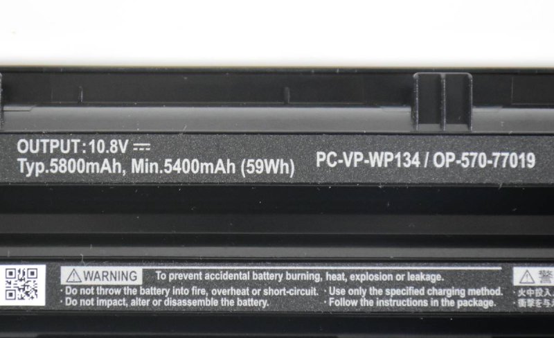 Original Battery NEC VersaPro VJ18E/X-G 5800mAh 59Wh