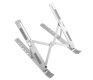 Adjustable Foldable Laptop Stand Desk Notebook Riser for 6 inch to 17.3 inch Silver