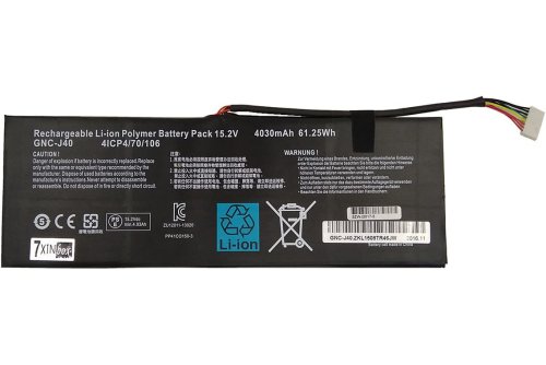 Battery Gigabyte P34 V4 4030mAh 61.25Wh