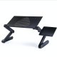 Adjustable Foldable Laptop Stand Computer Riser for Laptop 10.1 inch to 17.3 inch Black