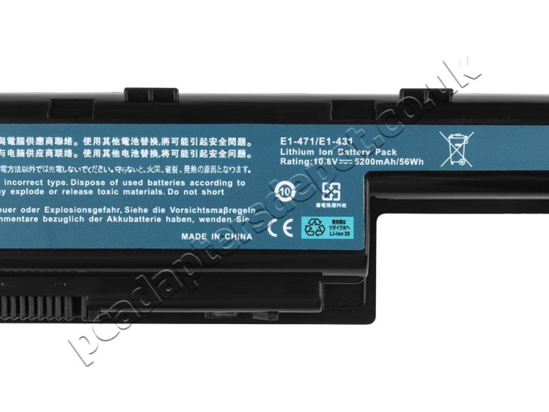 6 Cell Packard Bell EasyNote TV44HC-53214G50Mnwb Battery