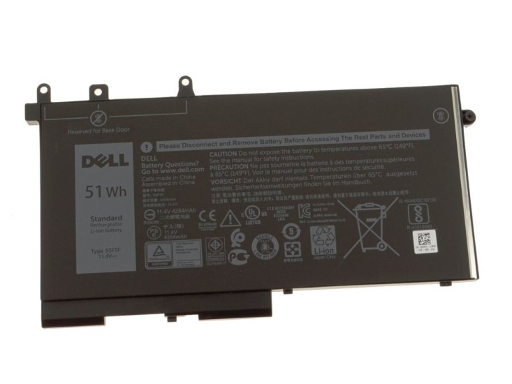 Original 4254mAh 51Wh 3-Cell Dell Latitude 14 5495 P72G003 Battery - Click Image to Close