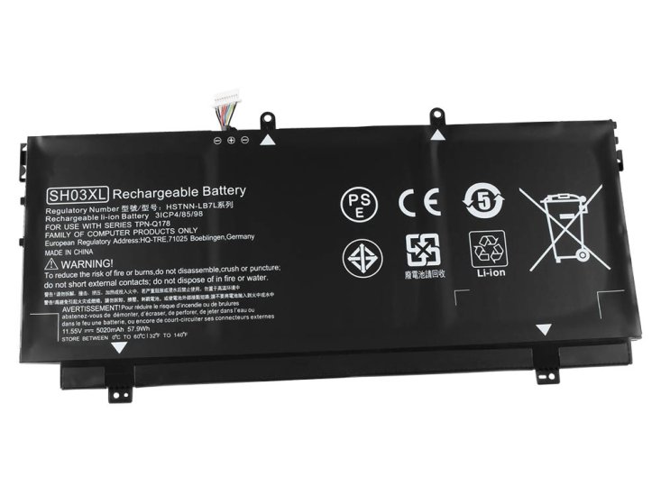 Original HP Spectre x360 13-ac000 Battery 57.8Wh 5013mAh - Click Image to Close