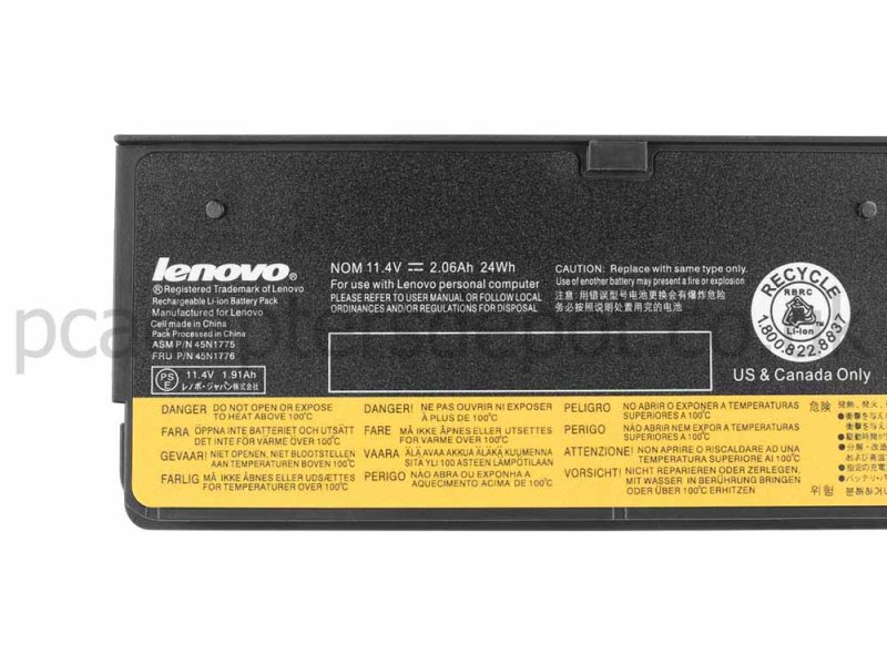 24Wh Lenovo 45N1126 45N11247 121500146 121500147 Battery