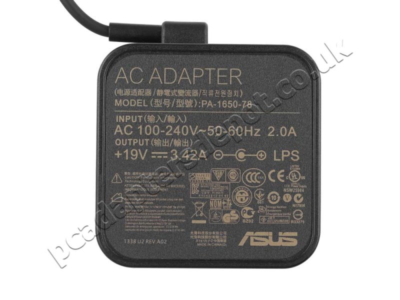 Original 65W Charger Asus Delta ADP-45ZE B AC Adapter + Cable