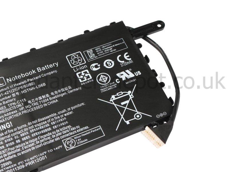 29Wh HP Pavilion 11-n000 Series Battery