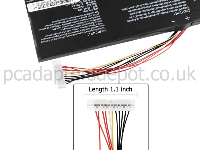 Original Battery Gigabyte Aero 15 Classic-SA-F74ADW 6200mAh 94.24Wh