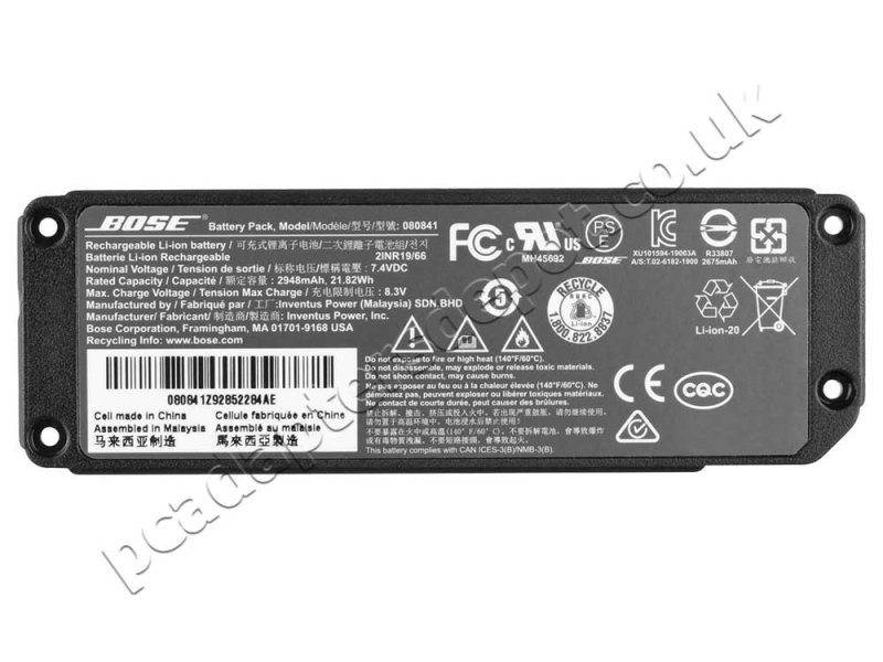 Original 2948mAh 21.82Wh Battery Bose Soundlink Mini II 2 Serie 088789