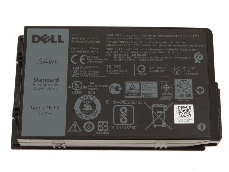 Original 4342mAh 34Wh Battery Dell Latitude 7220 - Click Image to Close