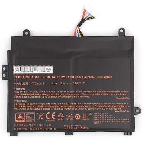 Battery Mifcom SG7 Ultimate(P970RN)(ID 10327) 3680mAh 62Wh