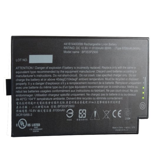 Battery Getac BP3S3P2600(S) 8100mAh 88Wh - Click Image to Close