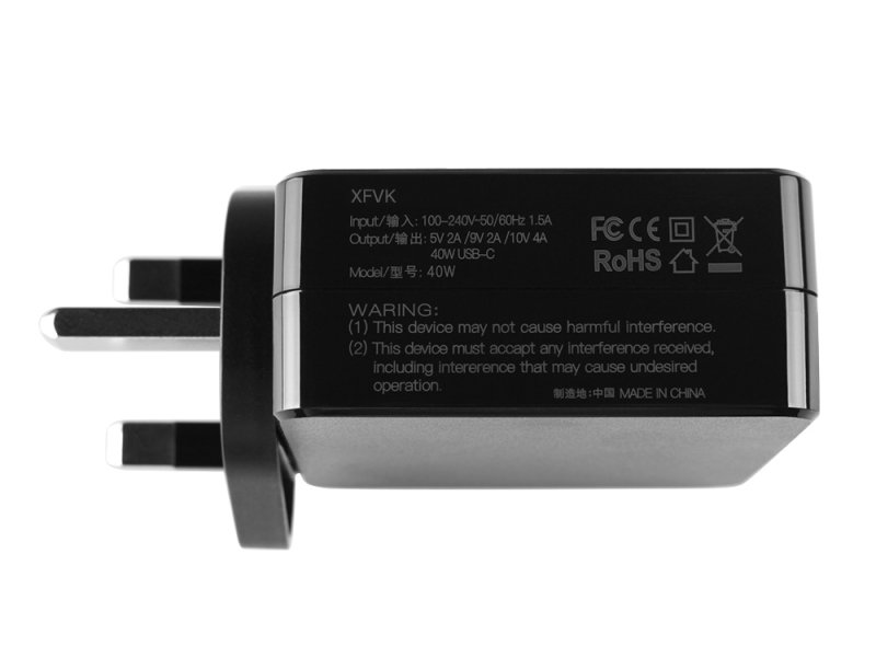 40W XFVK USB-C Type-C Charger Replacement for CP311-3H-K0S9