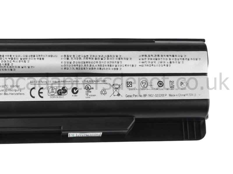 4400mAh MSI GE70 2PL-029RU GE70 2PL-051XRU Battery